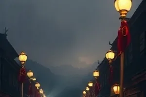 《旧唱片店》封面，木质货架上排列的黑胶唱片与暖光