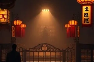 《第二人称》封面，镜子前只露出一半侧脸的模糊人影