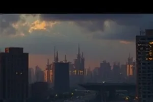 《沙漏档案》封面，倒置沙漏与散落的纸质卷宗剪影